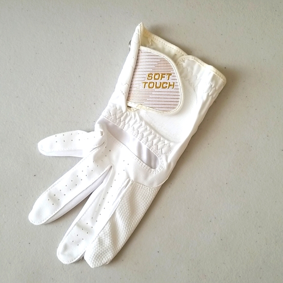Tour Choice Microfiber Golf Glove Leather Soft Touch Right Hand White Medium New - Picture 7 of 10